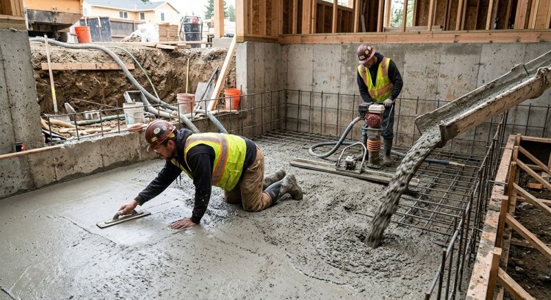 Basement Concrete Installation in Sumner County, TN