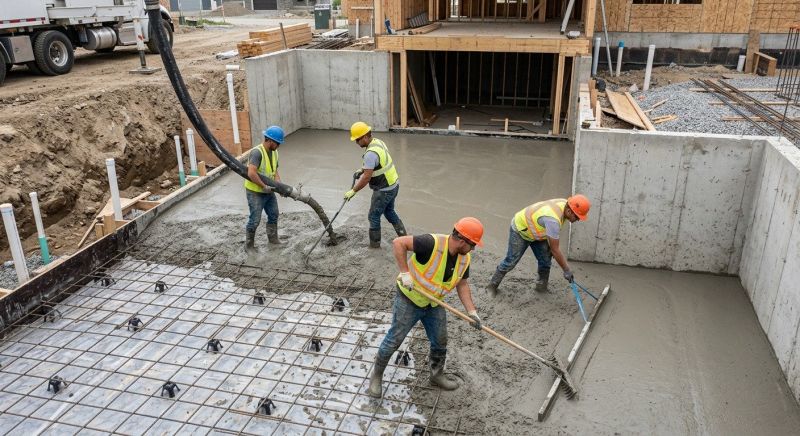 Basement Concrete Pouring in Mount Juliet, TN