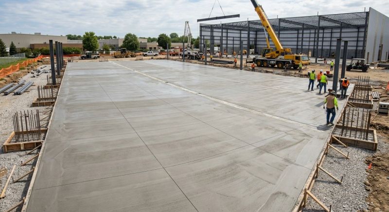 Commercial Slab Construction in Lebanon, TN