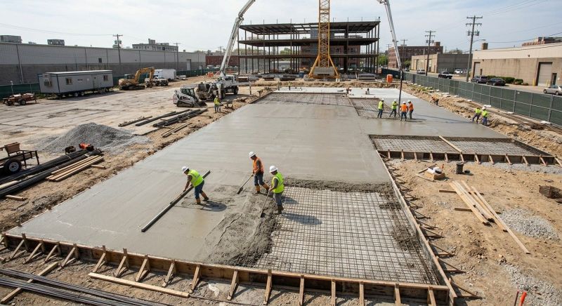 Commercial Slab Construction in Smyrna, TN