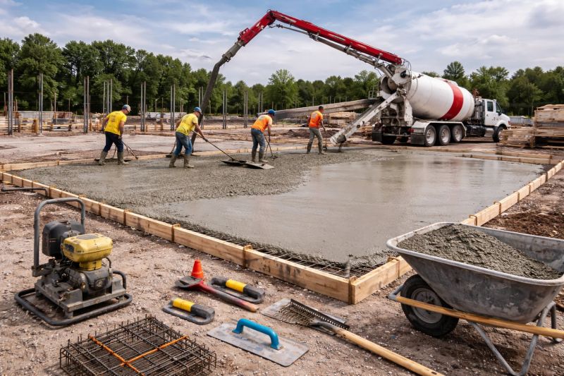 Commercial Slab Construction in Sumner County, TN