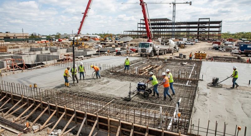 Commercial Slab Installation in Antioch, TN