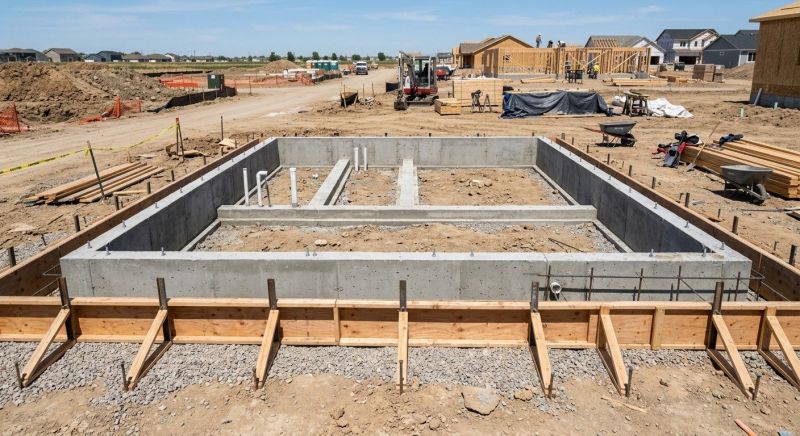 Foundation Construction in White House, TN