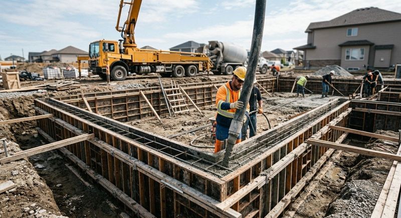 Foundation Wall Pouring in Mount Juliet, TN
